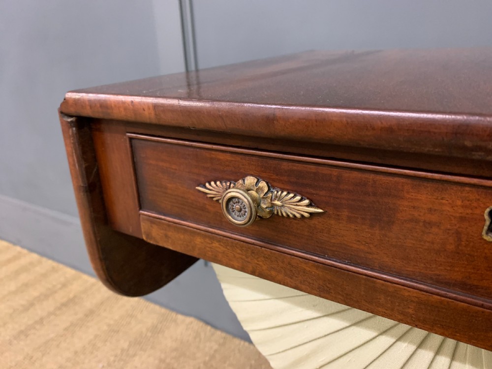 Regency Period Mahogany Work Table View X