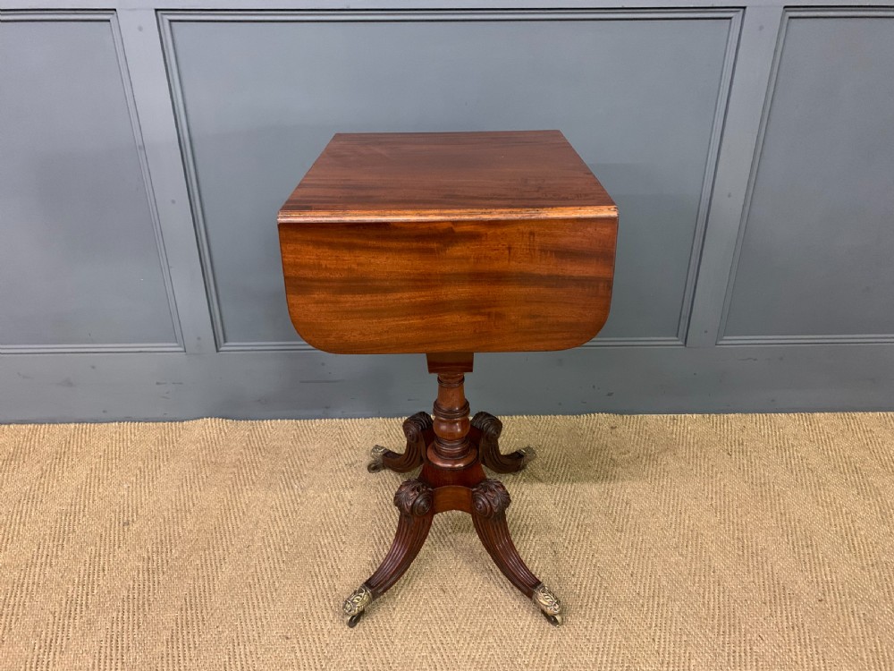 Regency Period Mahogany Work Table View XX