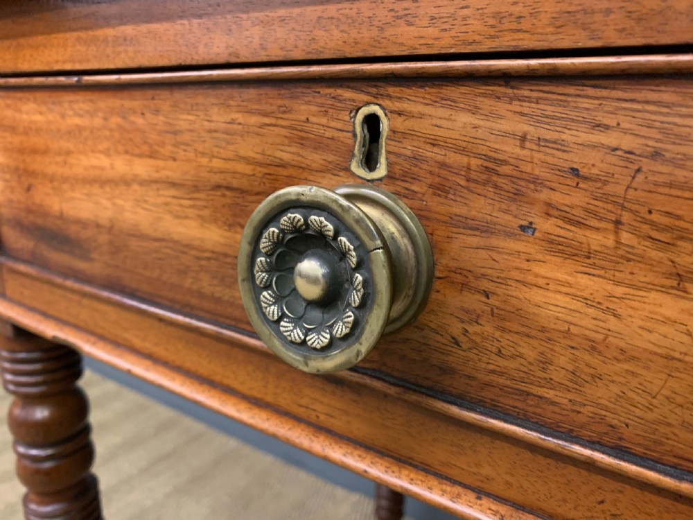 George IV Mahogany Writing Table View V