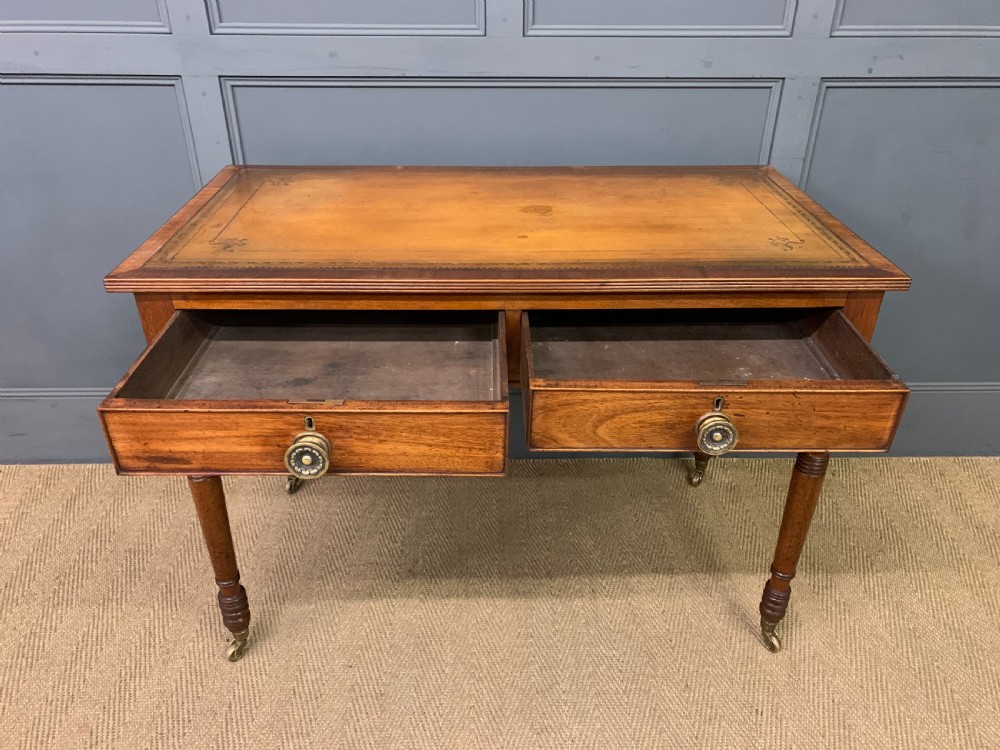 George IV Mahogany Writing Table View VI