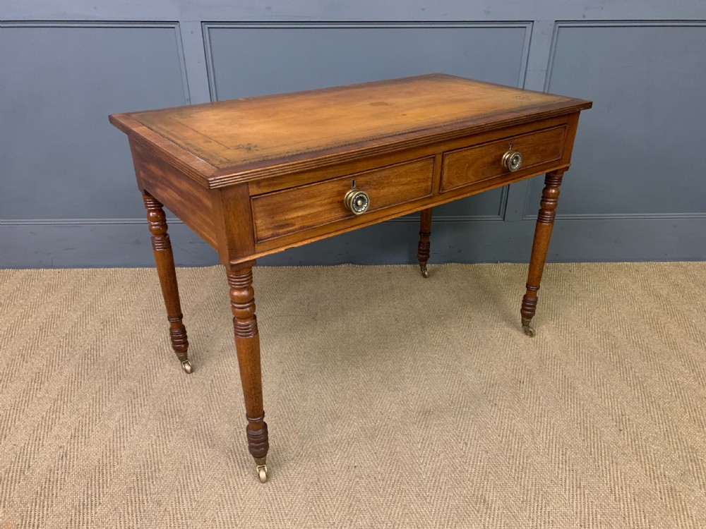 George IV Mahogany Writing Table View VII