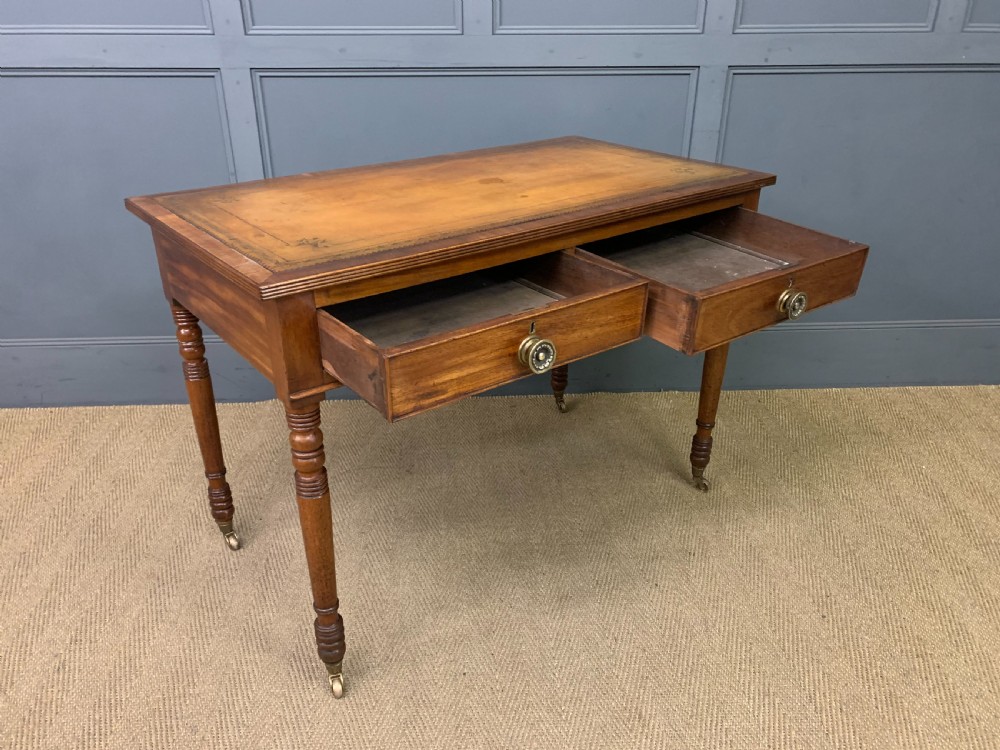 George IV Mahogany Writing Table View XI