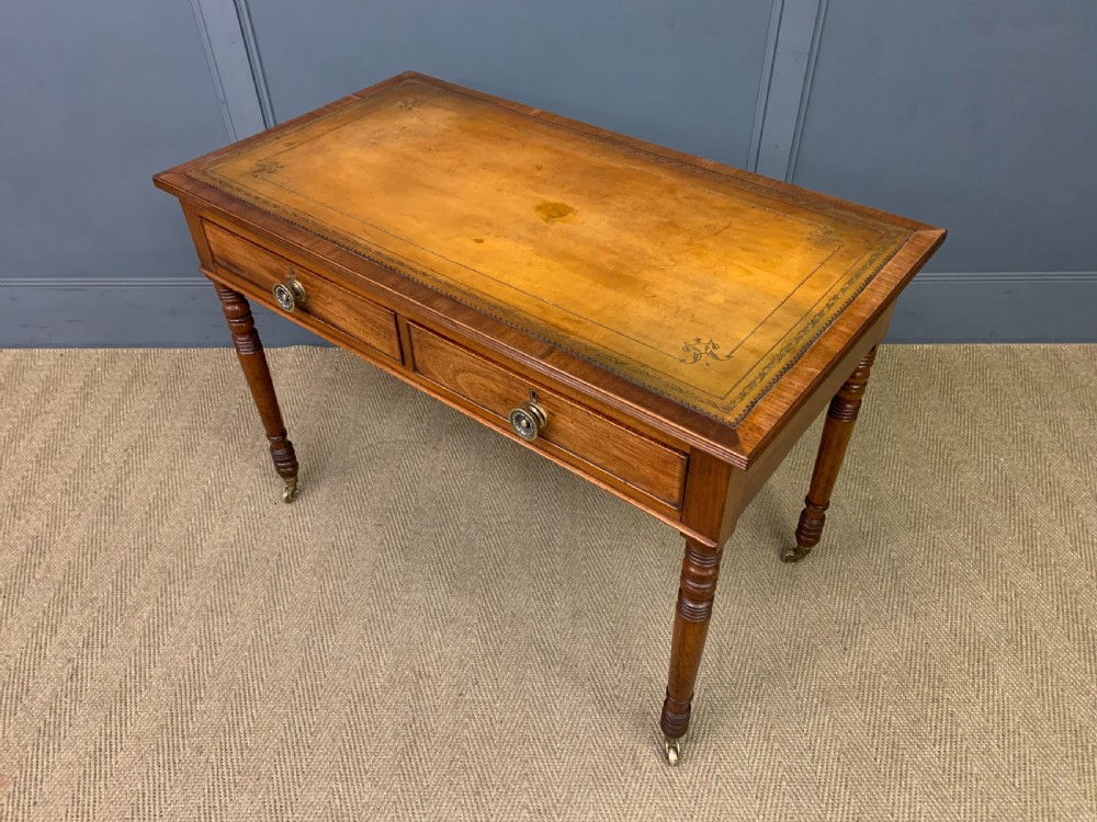 George IV Mahogany Writing Table View XII