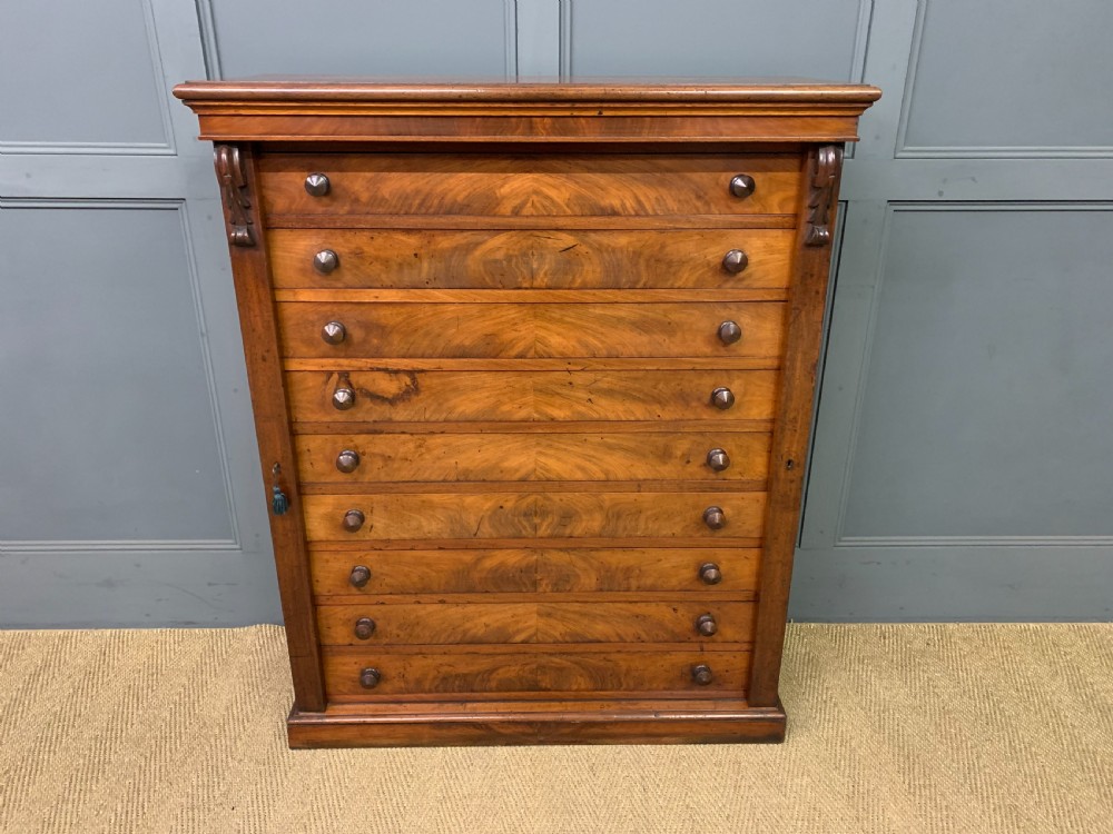 Victorian Mahogany Wellington Chest View II