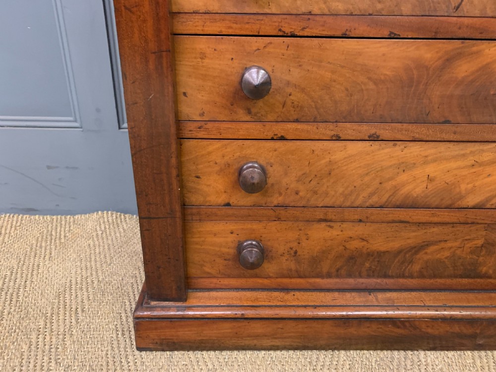Victorian Mahogany Wellington Chest View V