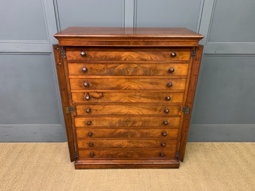 Victorian Mahogany Wellington Chest View VI