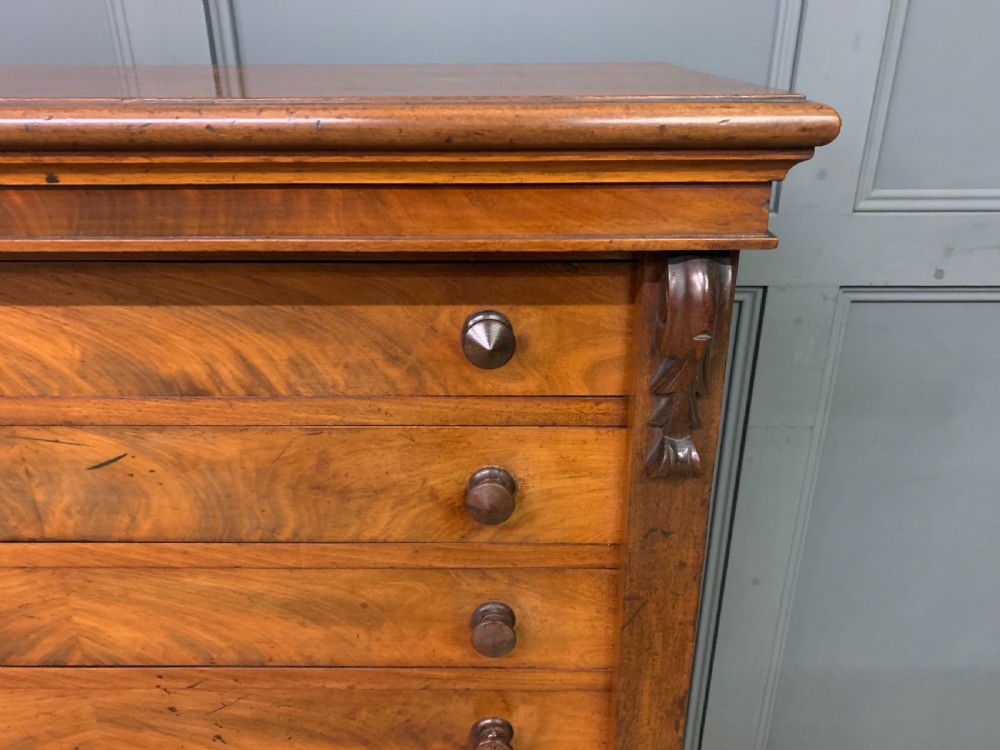 Victorian Mahogany Wellington Chest View VII