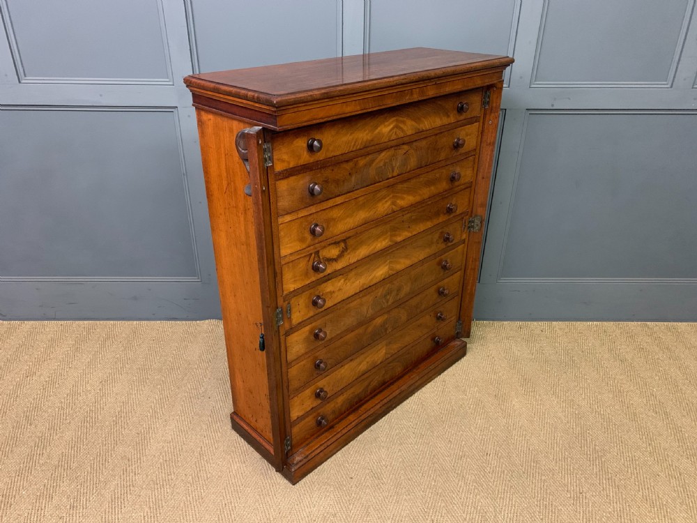 Victorian Mahogany Wellington Chest View VIII