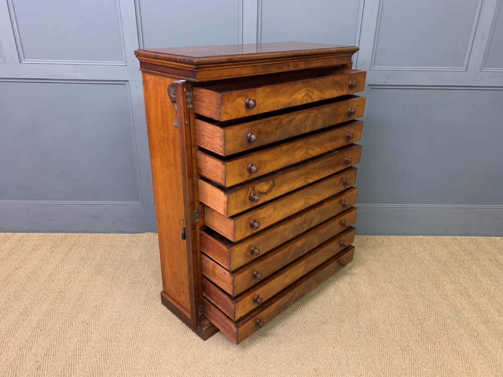 Victorian Mahogany Wellington Chest View IX