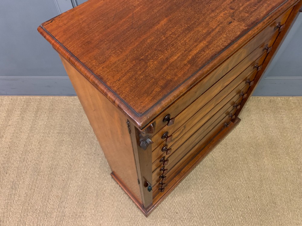 Victorian Mahogany Wellington Chest View XI