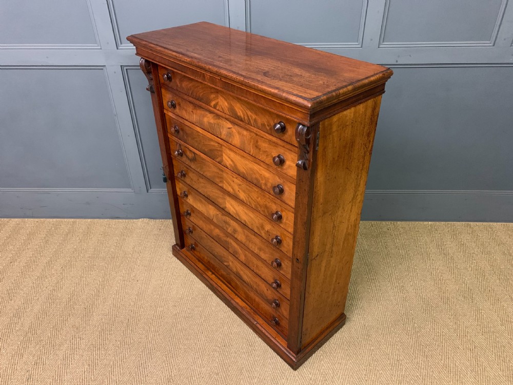 Victorian Mahogany Wellington Chest View XIII
