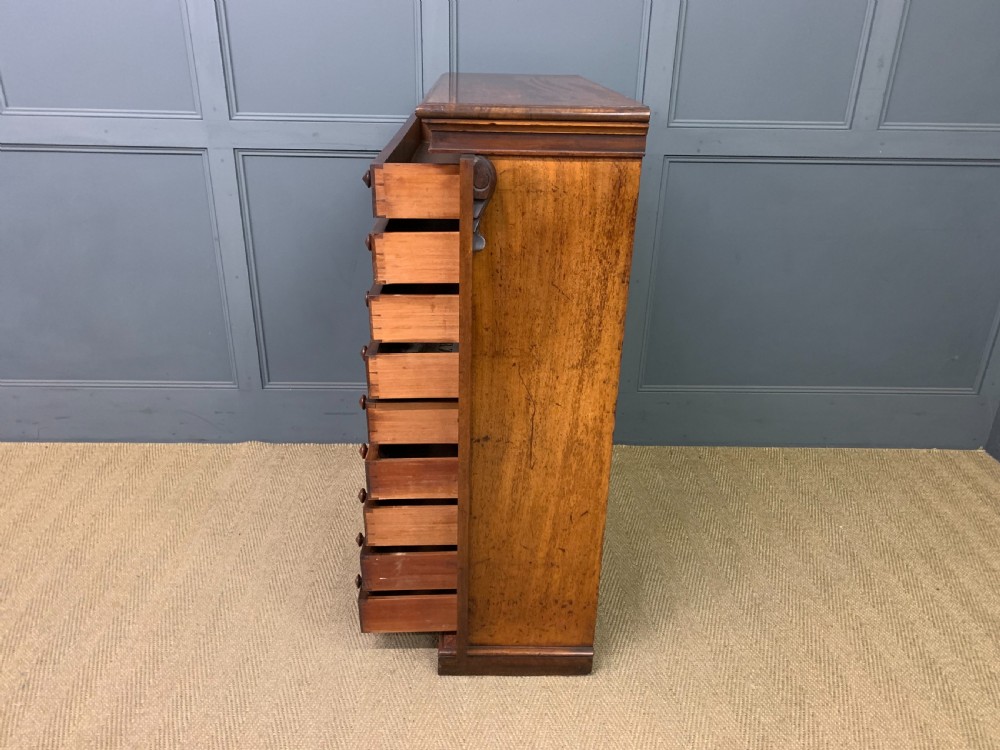 Victorian Mahogany Wellington Chest View XV