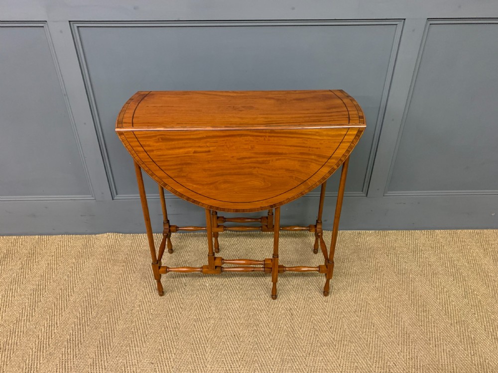 Inlaid Satinwood Spider Leg Table View II