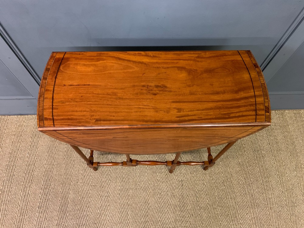 Inlaid Satinwood Spider Leg Table View IV
