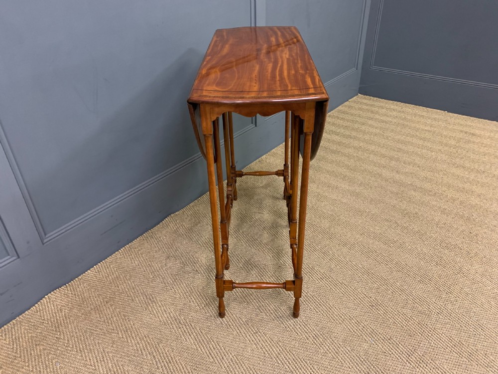Inlaid Satinwood Spider Leg Table View V