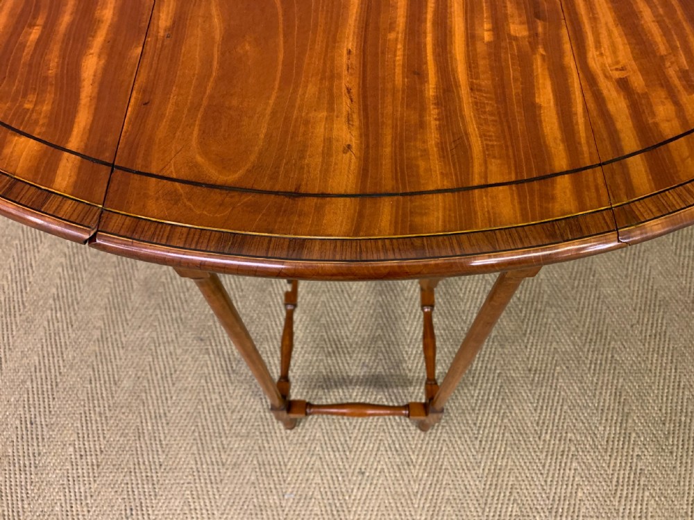 Inlaid Satinwood Spider Leg Table View XI