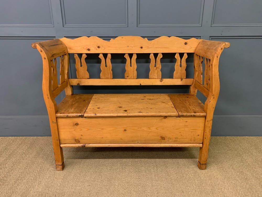 Scandinavian Pine Bench