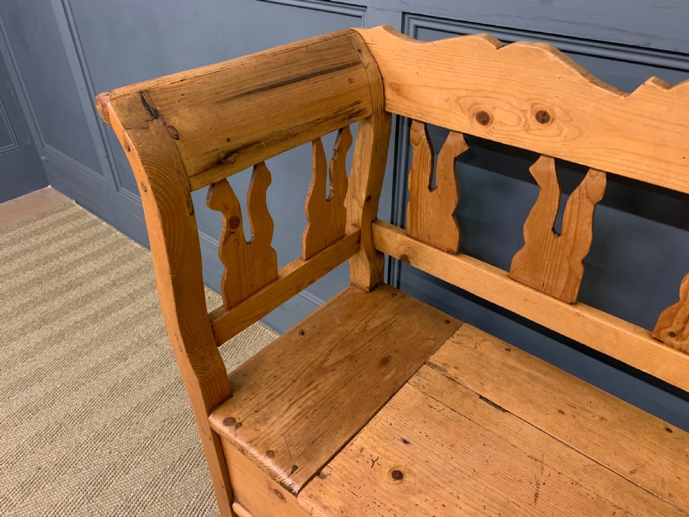 Scandinavian Pine Bench View II