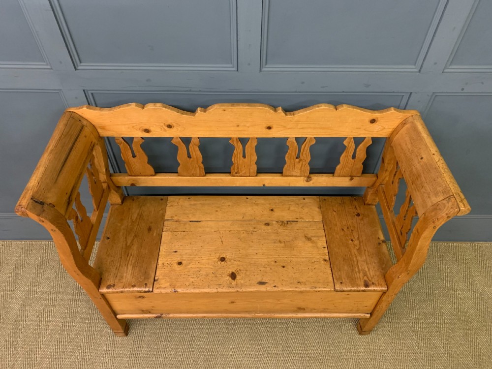 Scandinavian Pine Bench View III