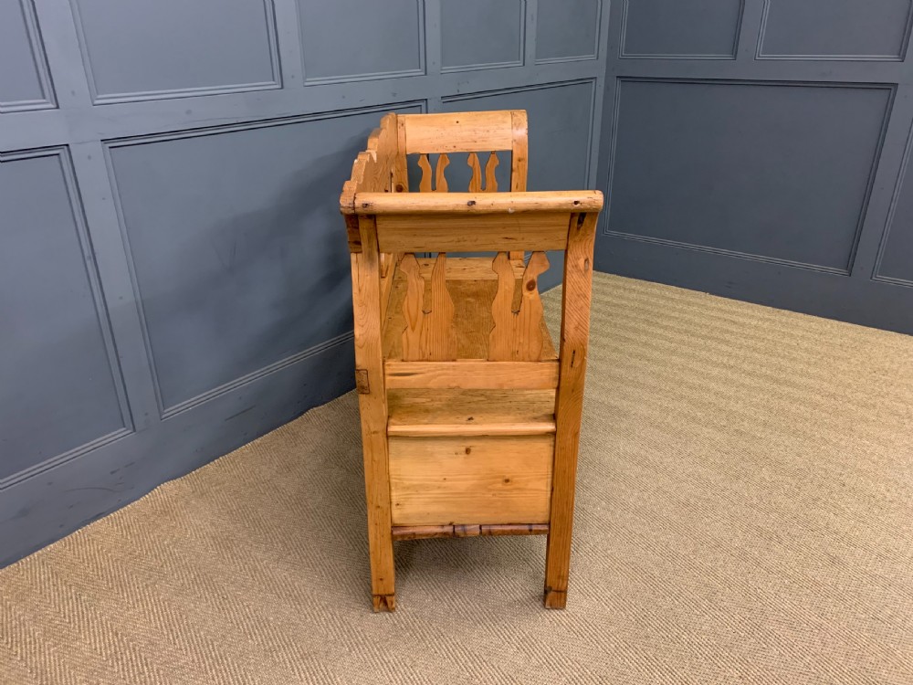 Scandinavian Pine Bench View V