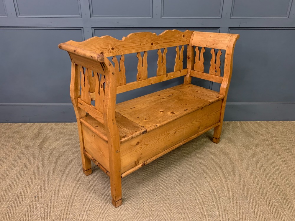 Scandinavian Pine Bench View VII