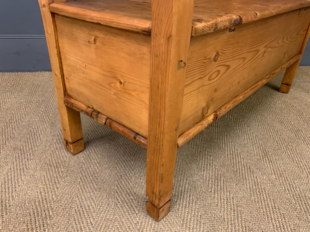 Scandinavian Pine Bench View VIII
