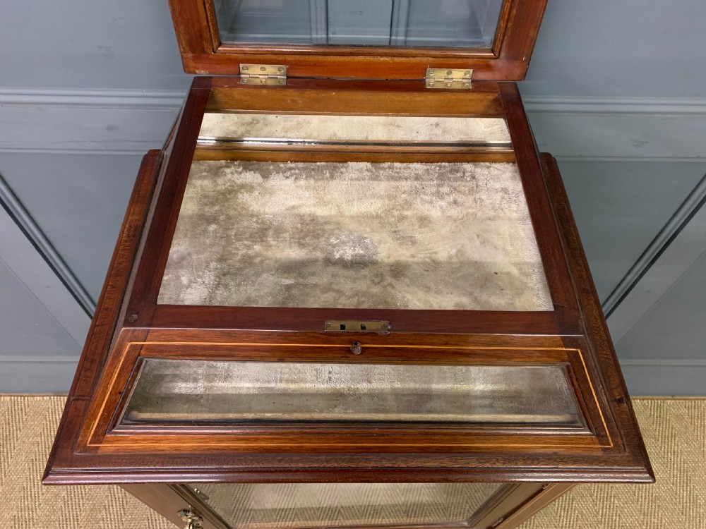 Inlaid Mahogany Bijouterie Cabinet View X