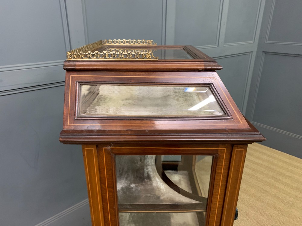 Inlaid Mahogany Bijouterie Cabinet View XV
