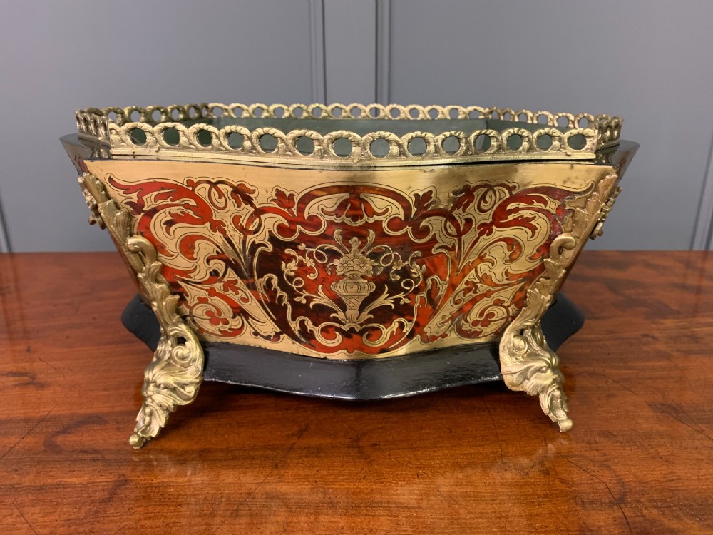 19th Century Boulle Jardiniere View II