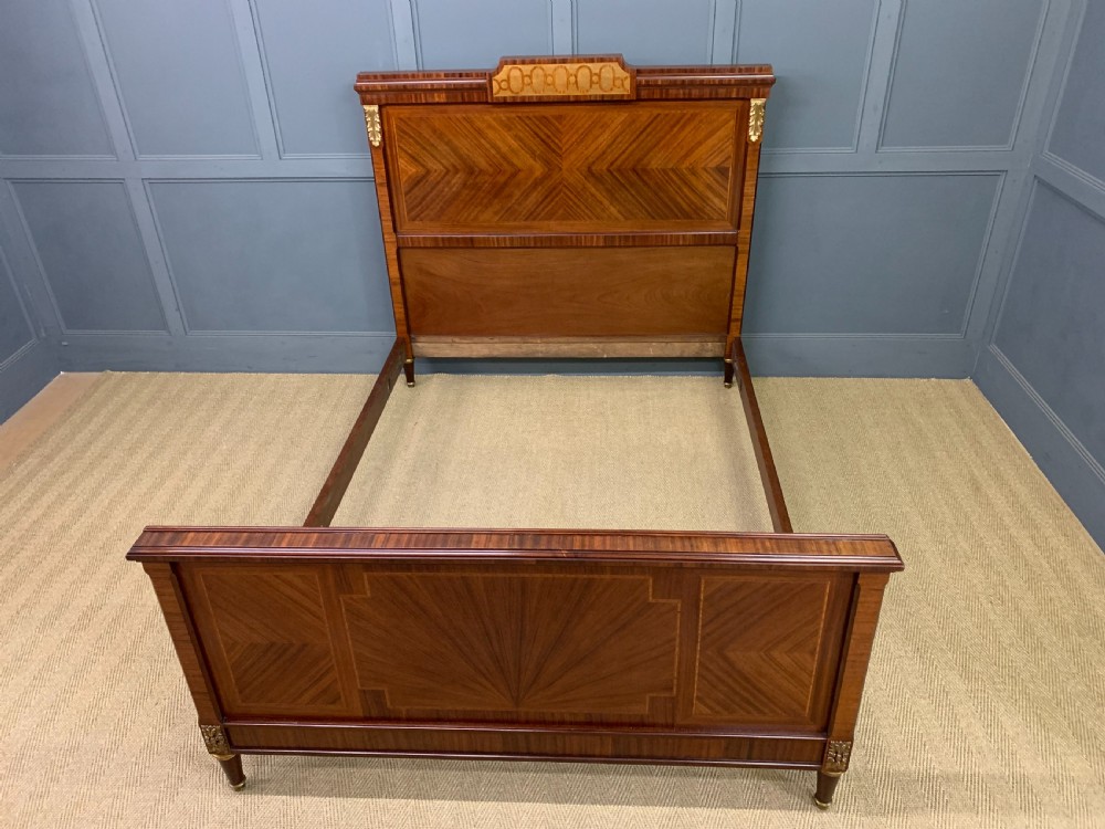 Inlaid Kingwood French Double Bed View IV