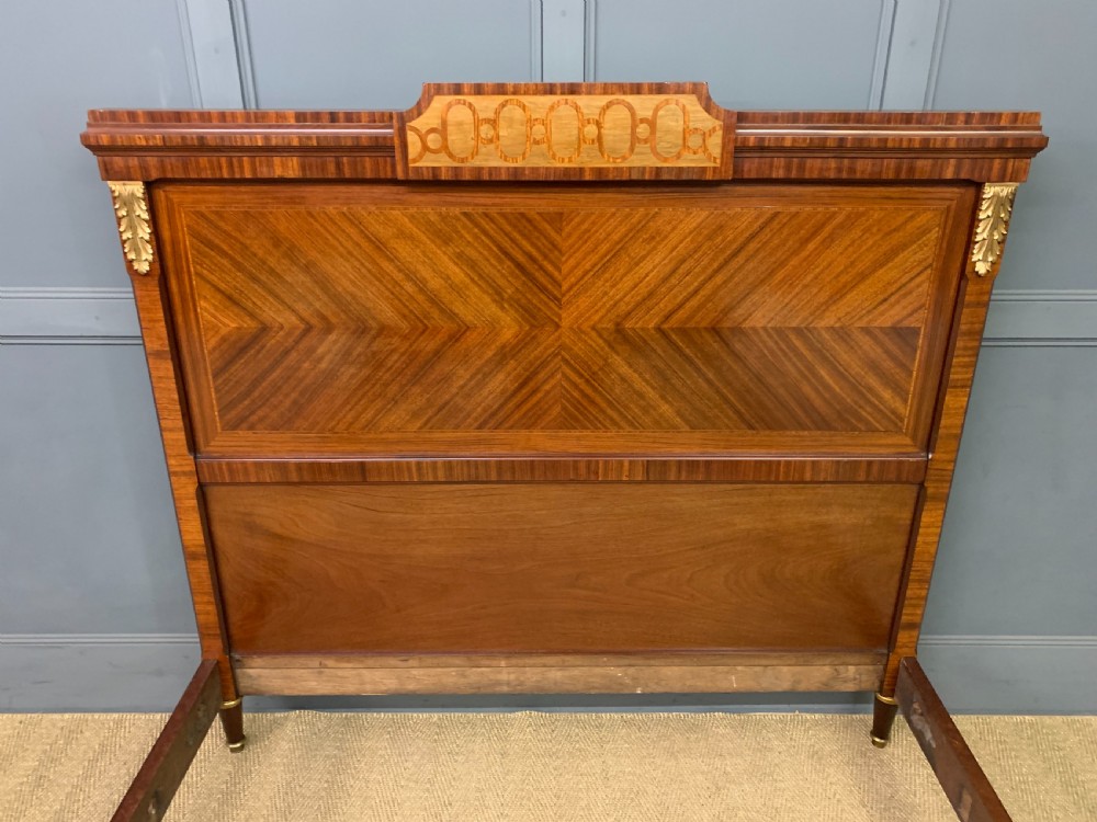 Inlaid Kingwood French Double Bed View XII