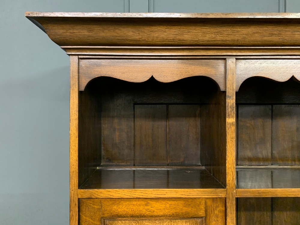 Welsh Oak Pot Board Dresser View V