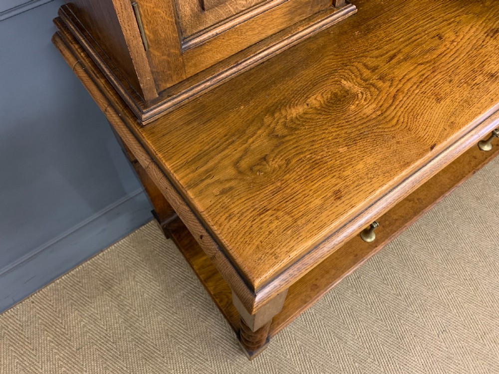 Welsh Oak Pot Board Dresser View VII