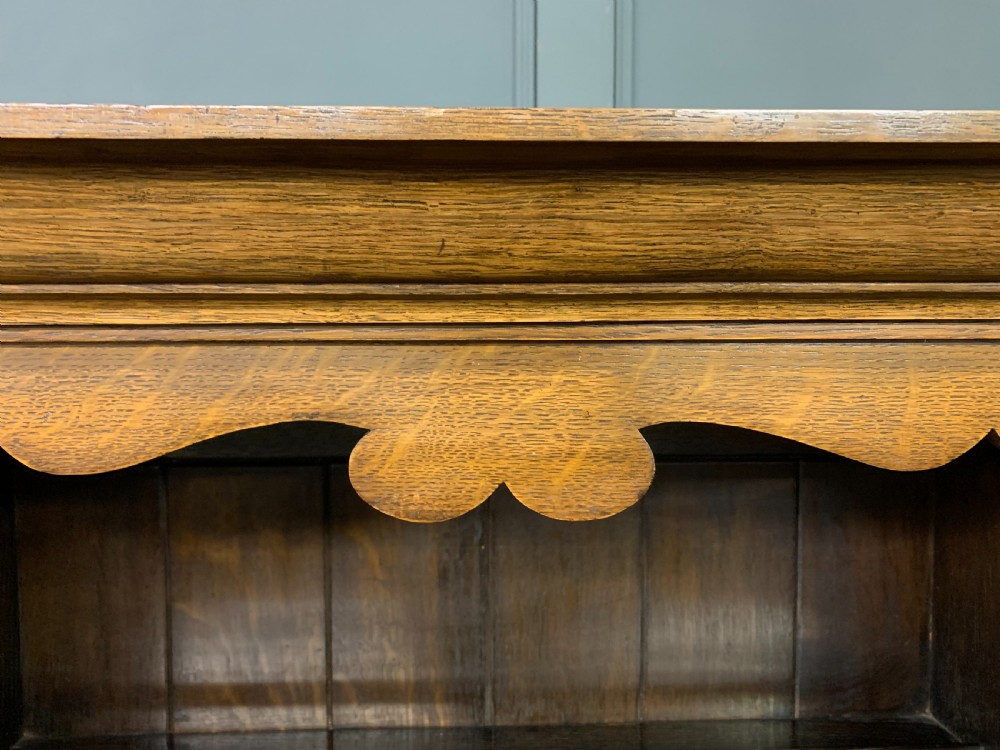 Welsh Oak Pot Board Dresser View XVI