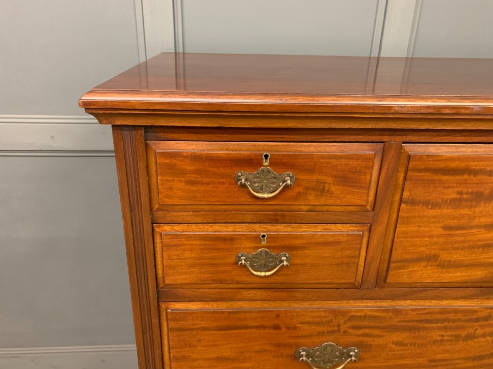 Large Edwardian Mahogany Chest by Jas Shoolbred View III