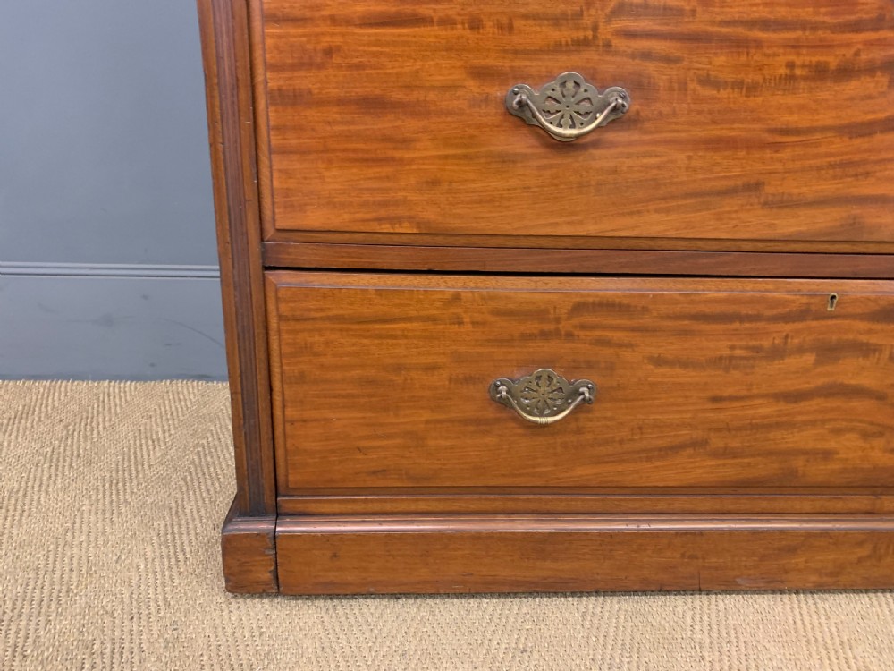 Large Edwardian Mahogany Chest by Jas Shoolbred View VI