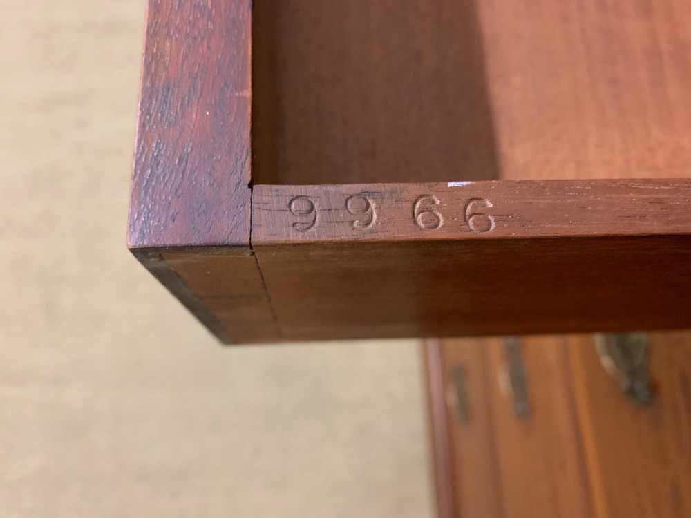 Large Edwardian Mahogany Chest by Jas Shoolbred View IX