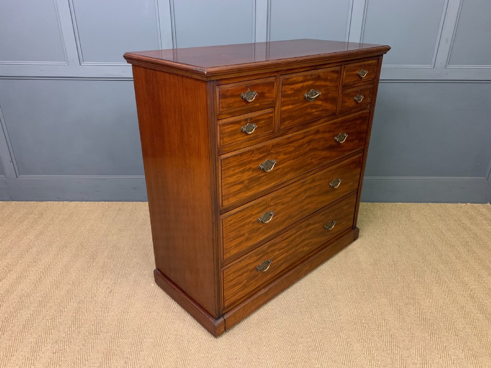 Large Edwardian Mahogany Chest by Jas Shoolbred View X