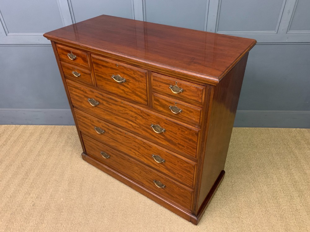 Large Edwardian Mahogany Chest by Jas Shoolbred View XVI