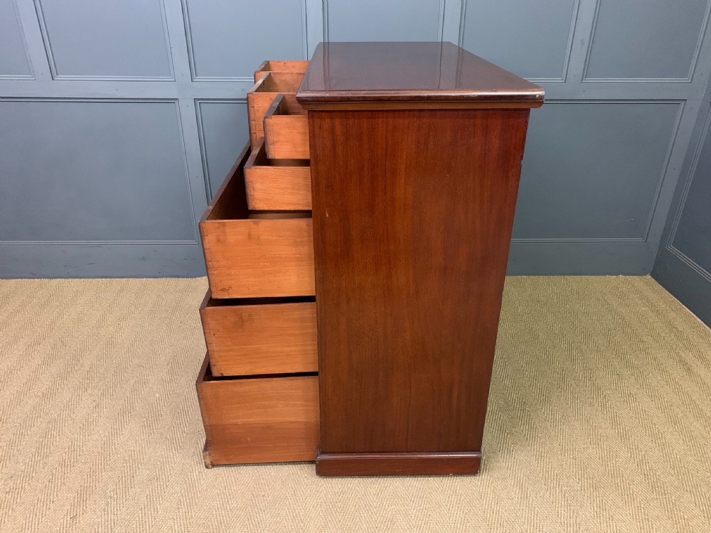 Large Edwardian Mahogany Chest by Jas Shoolbred View XVII