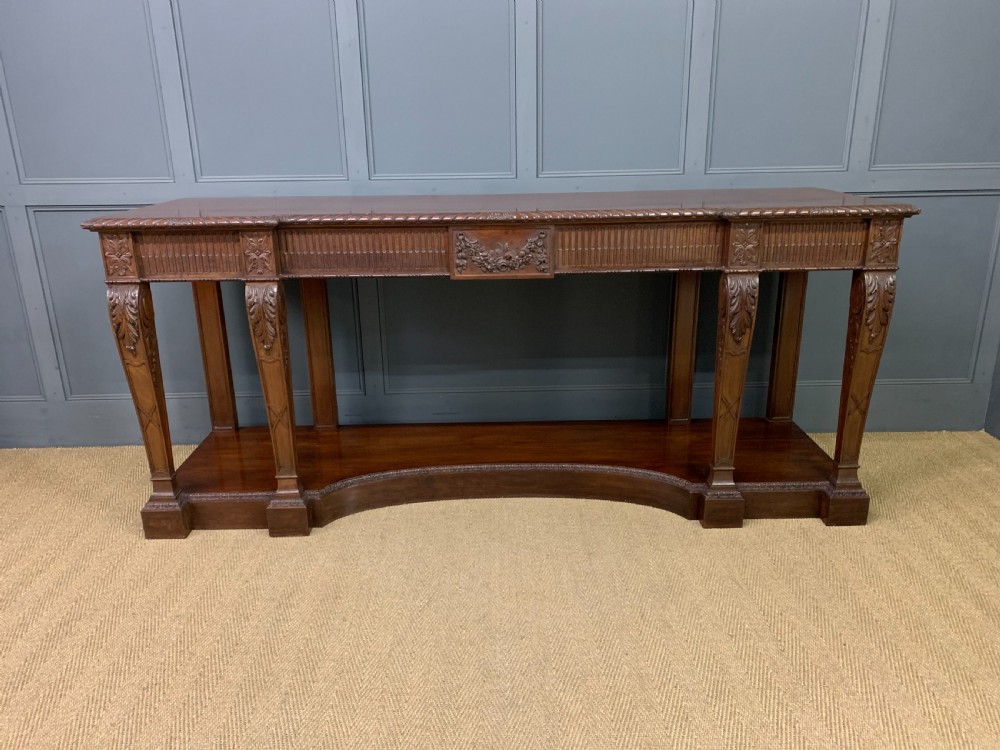 Large Adams Style Mahogany Serving Table View II