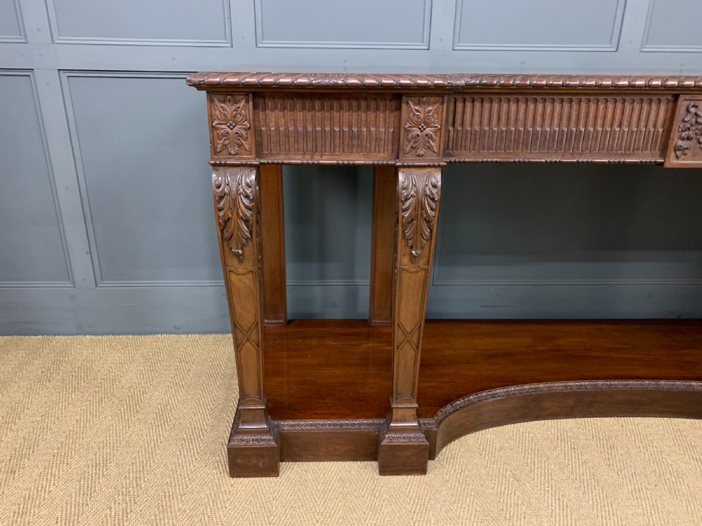 Large Adams Style Mahogany Serving Table View IV