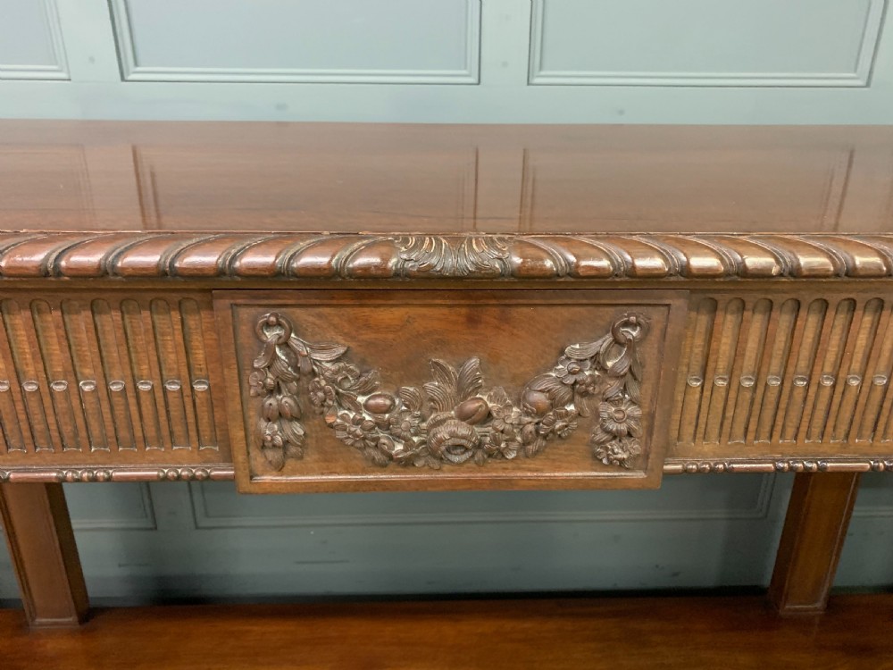 Large Adams Style Mahogany Serving Table View V