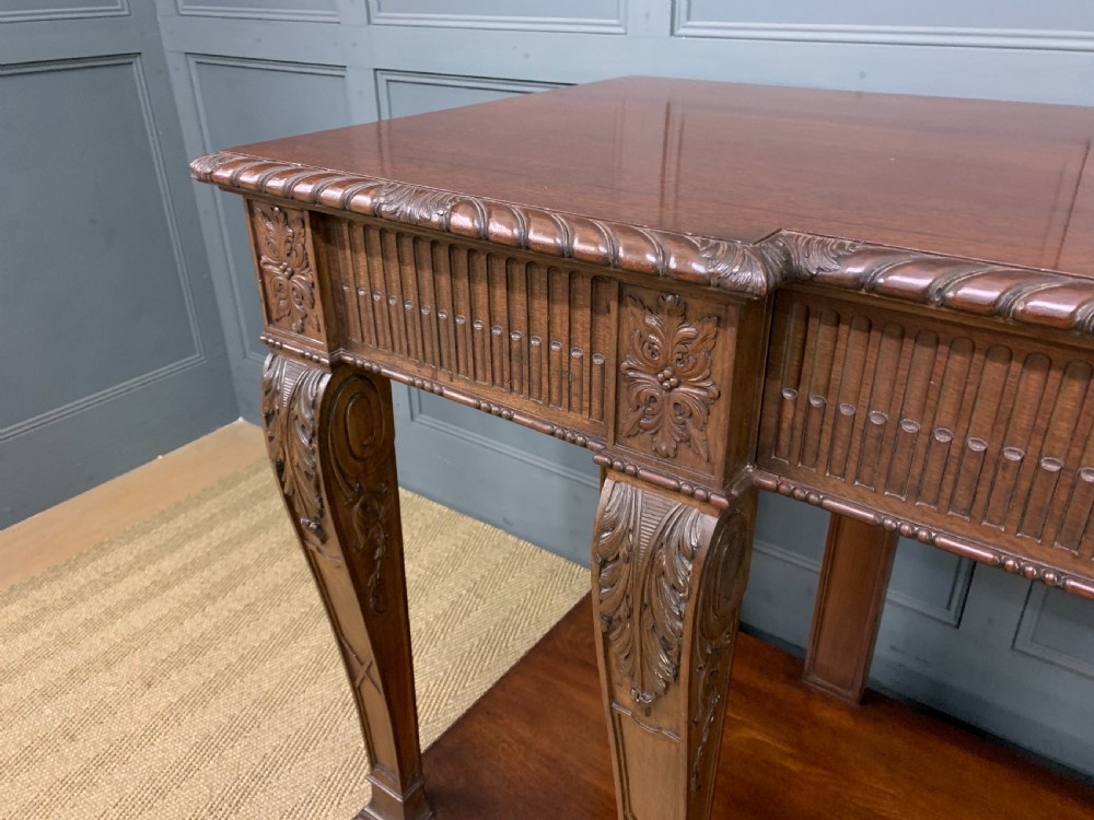 Large Adams Style Mahogany Serving Table View VI