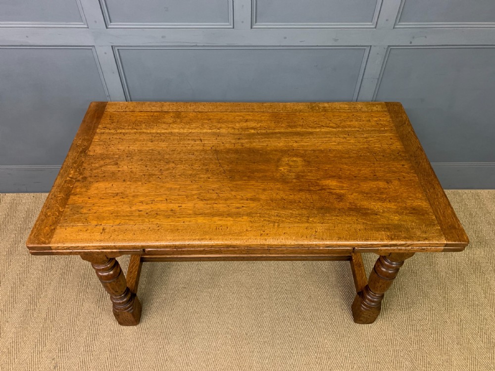 Ipswich Oak Refectory Draw Leaf Table View V