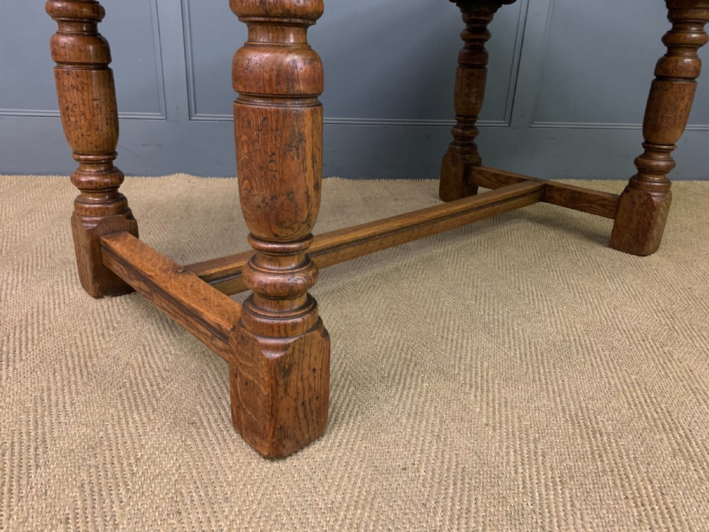 Ipswich Oak Refectory Draw Leaf Table View VII