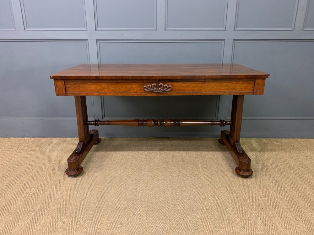 William IV Rosewood Library Table View II