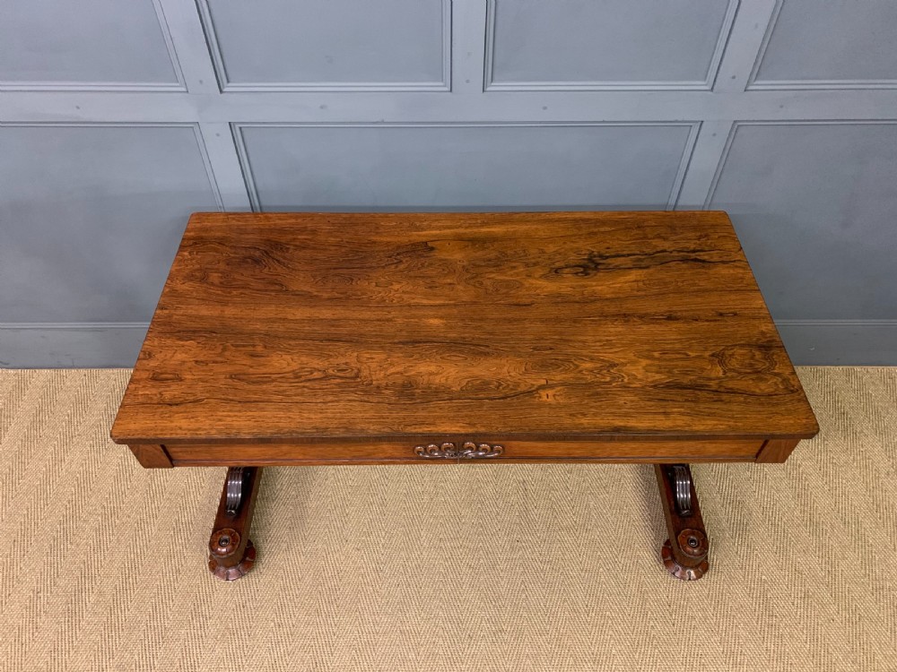 William IV Rosewood Library Table View III