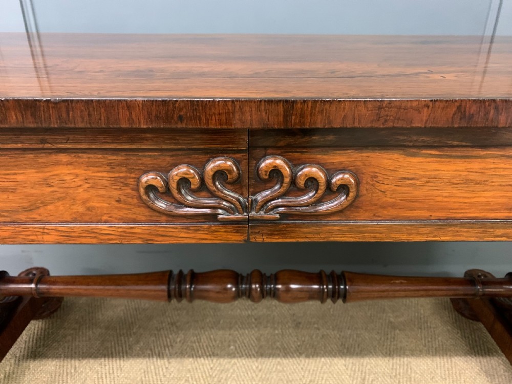 William IV Rosewood Library Table View IV