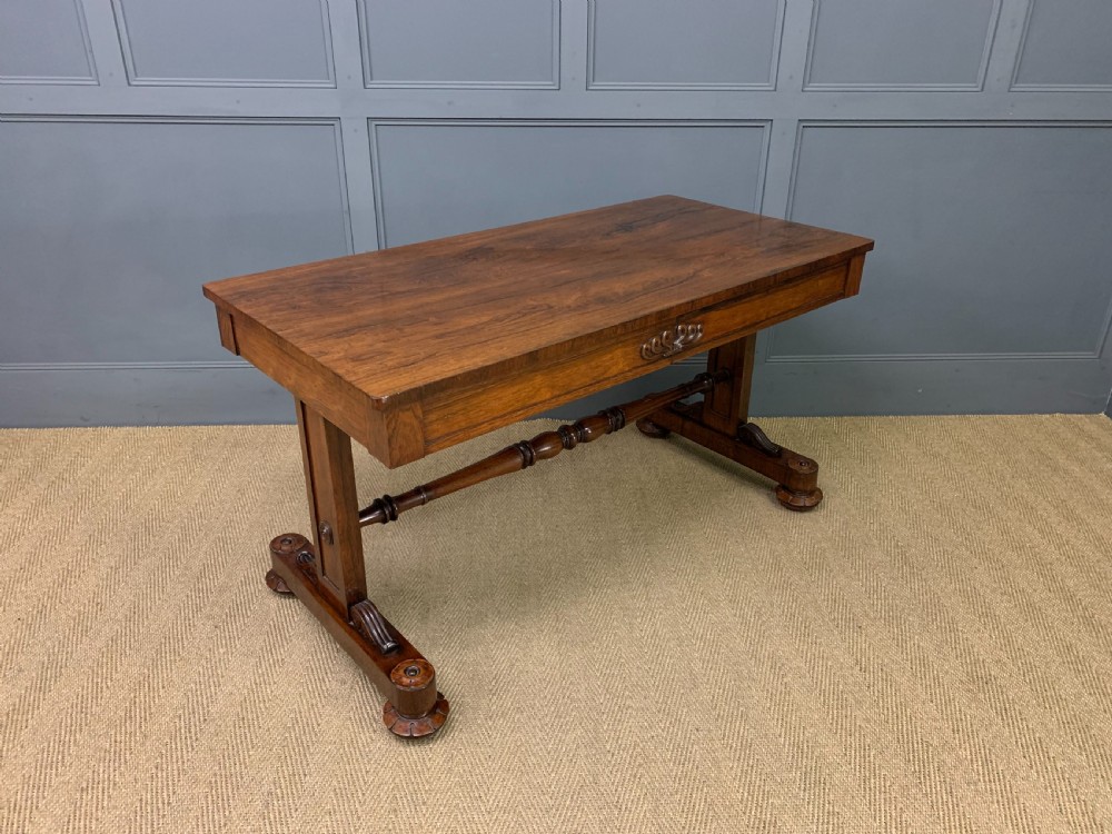 William IV Rosewood Library Table View VI